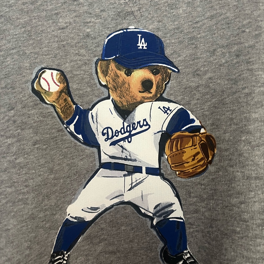 Ralph Lauren Polo Bear Dodgers sweater